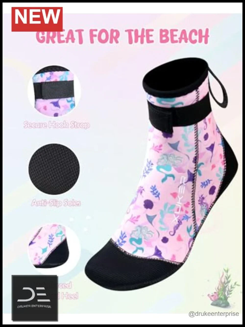 3mm Neoprene Anti-Slip Sand Proof Water Socks for Beach Volleyball